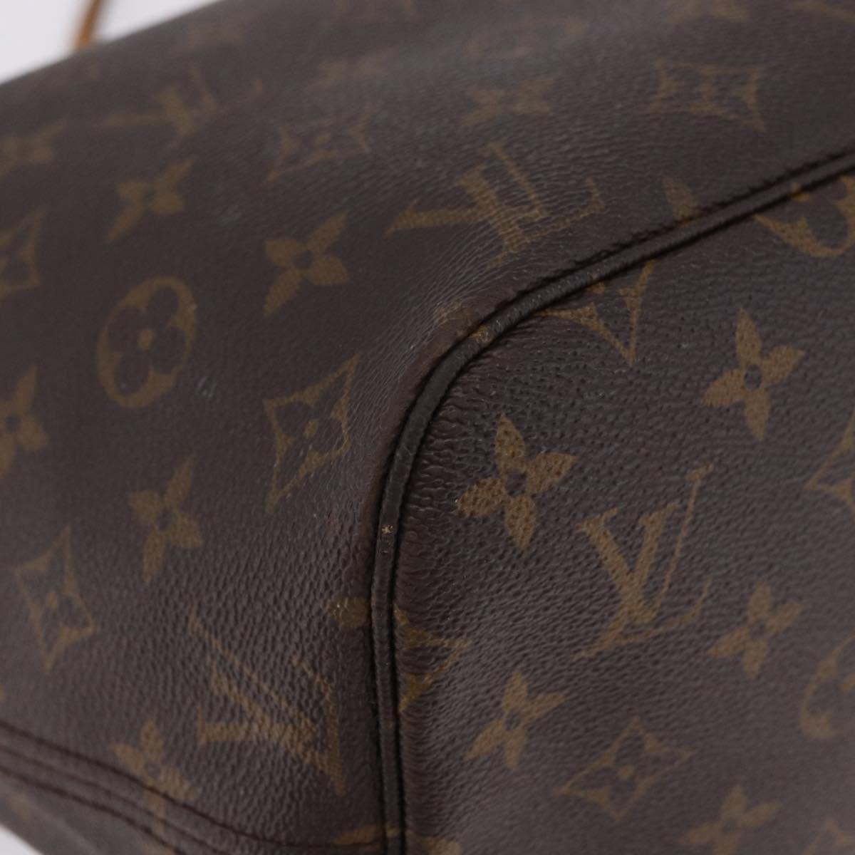 LOUIS VUITTON Monogram Neverfull MM Tote Bag M40156 LV Auth 199908