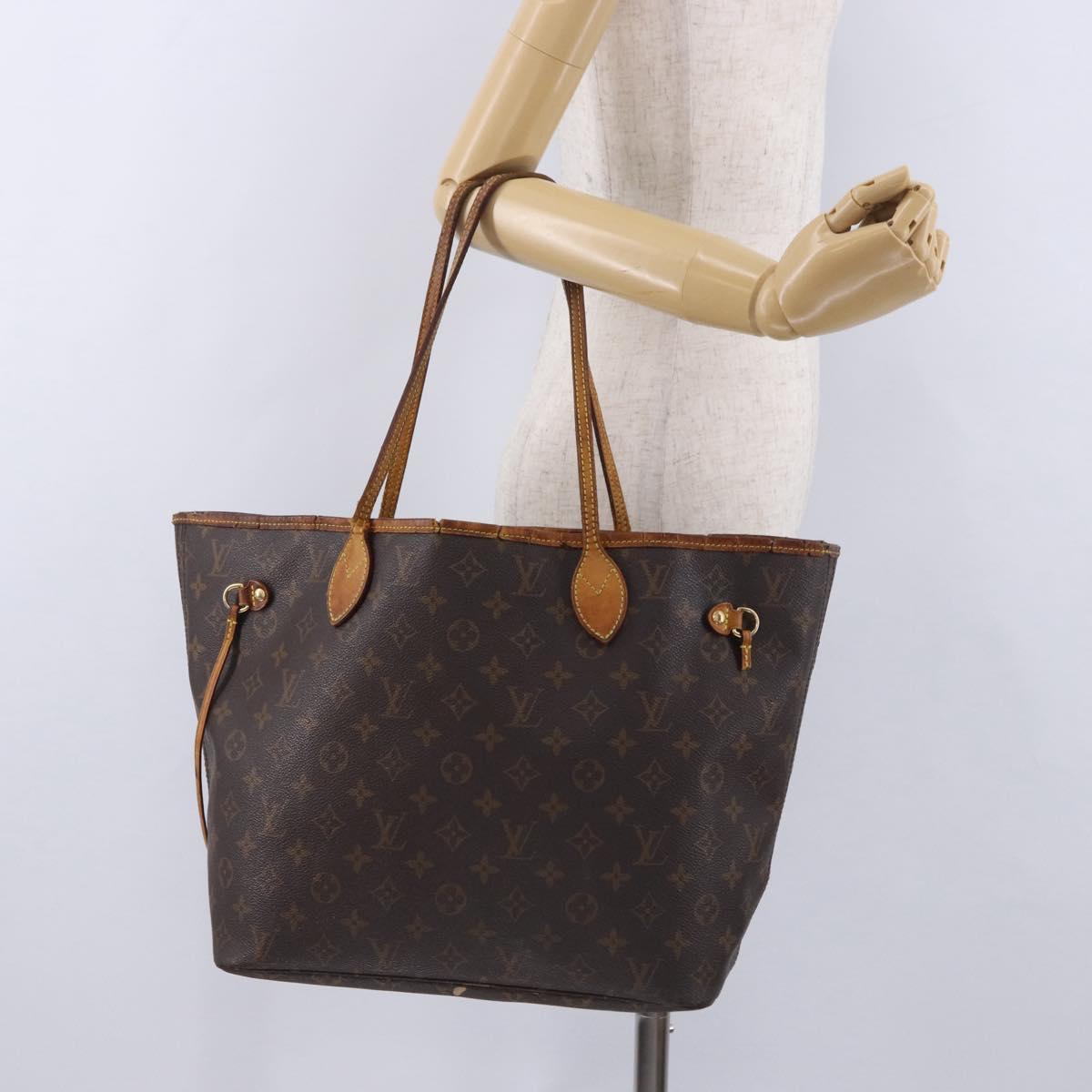 LOUIS VUITTON Monogram Neverfull MM Tote Bag M40156 LV Auth 199908