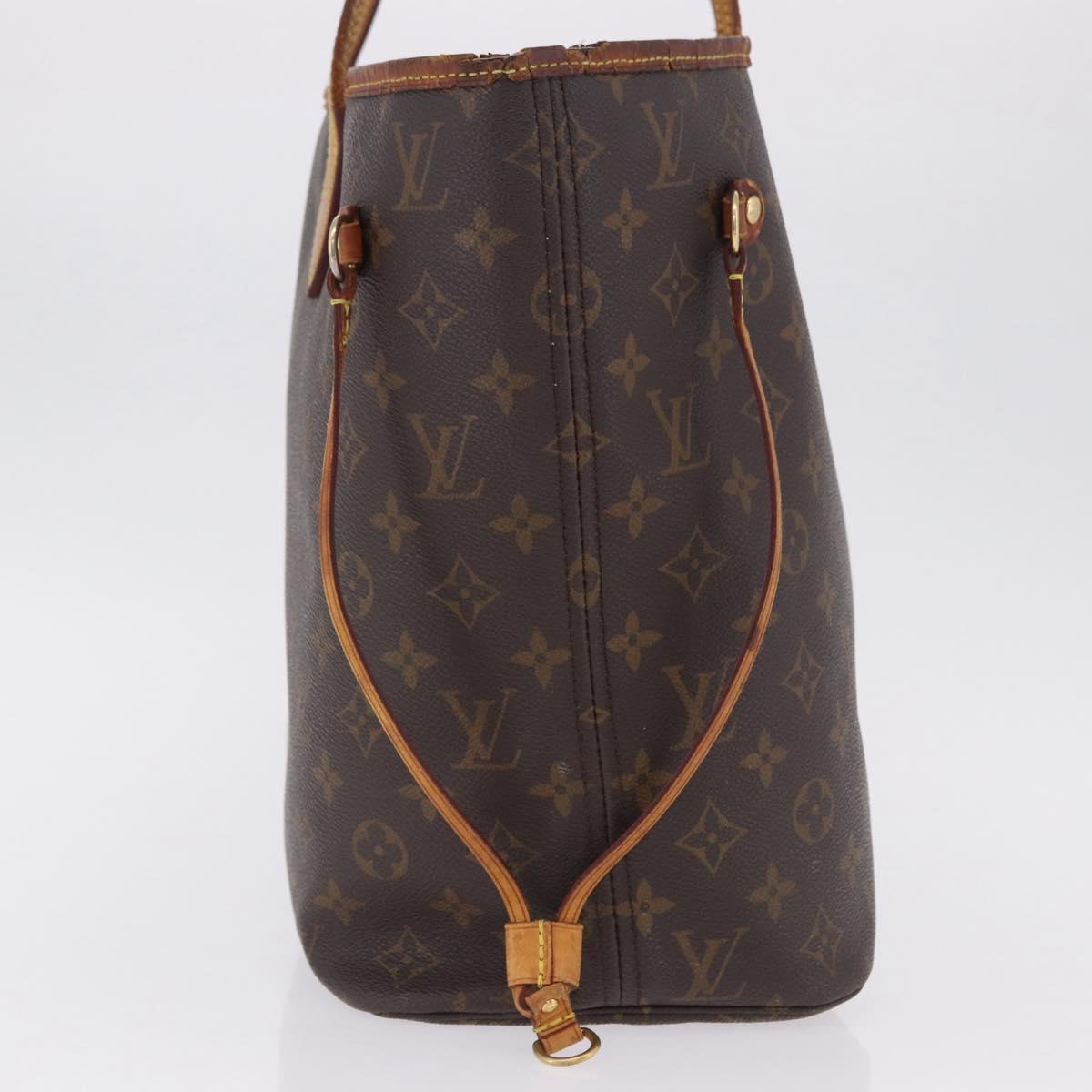 LOUIS VUITTON Monogram Neverfull MM Tote Bag M40156 LV Auth 199908