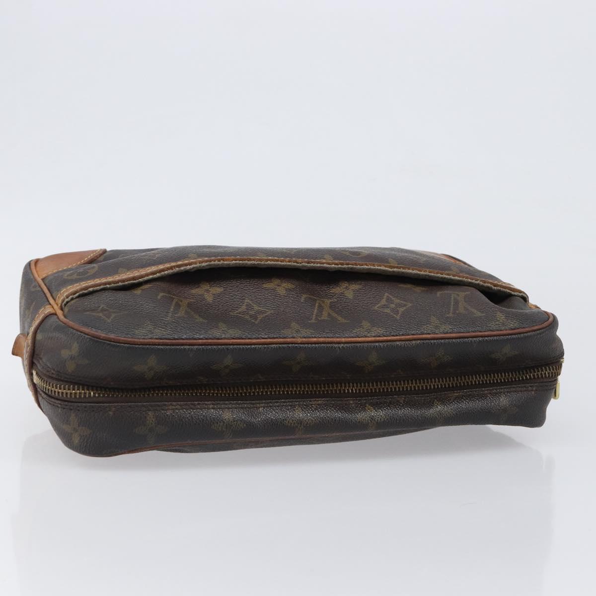 LOUIS VUITTON Monogram Compiegne 28 Clutch Bag M51845 LV Auth 199913