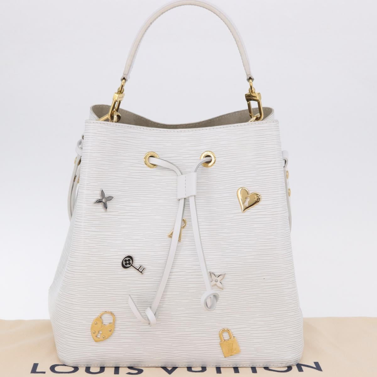 LOUIS VUITTON Epi Love Rock Neo Noe MM Shoulder Bag Bron M53238 LV Auth 199919V