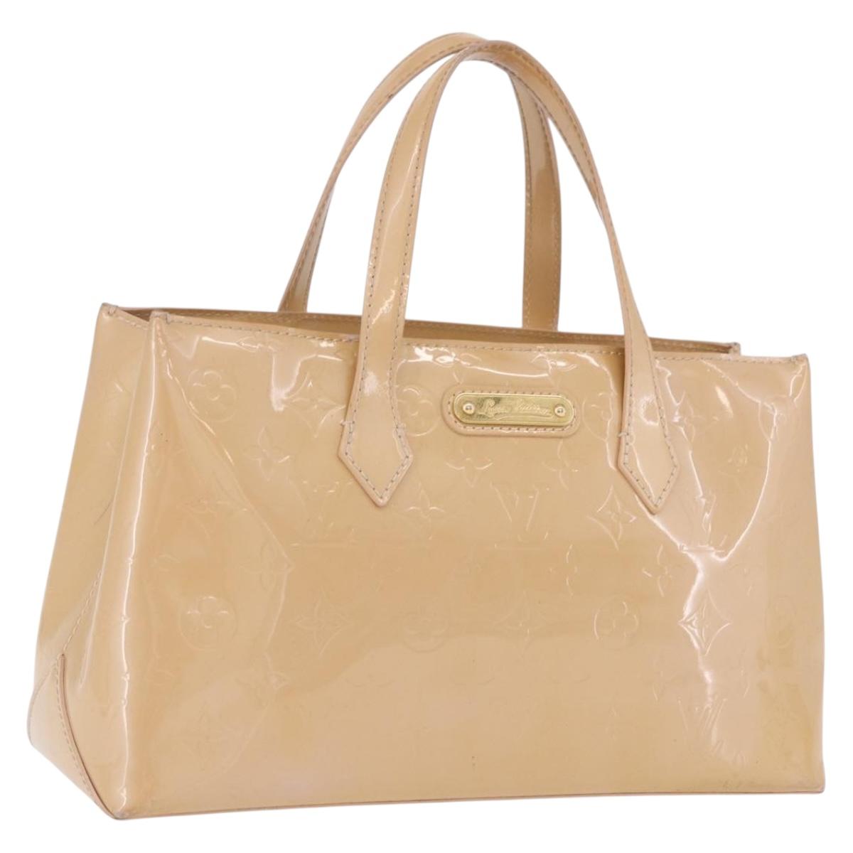 LOUIS VUITTON Monogram Vernis Wilshire PM Rose Florentin M91642 Auth 199928