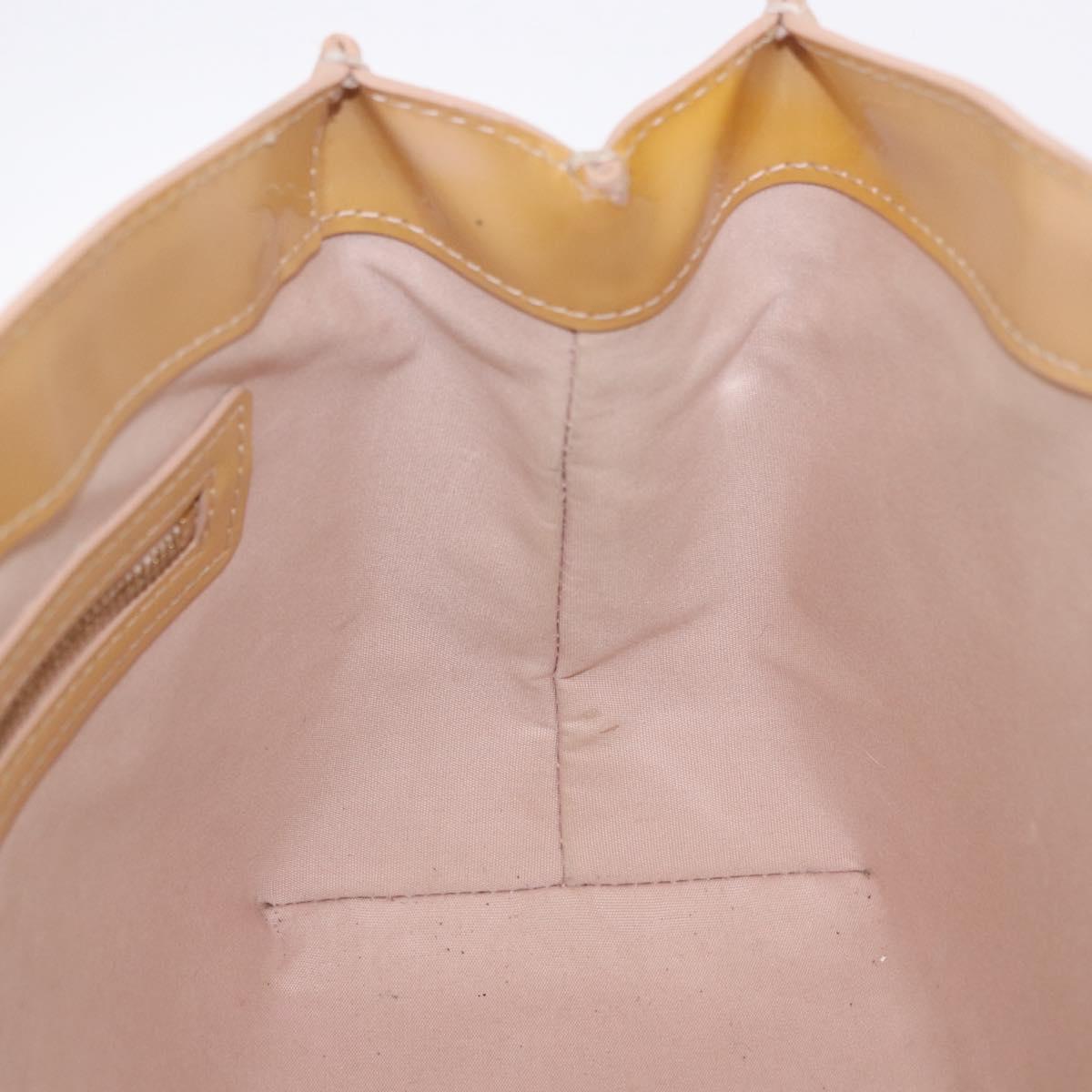 LOUIS VUITTON Monogram Vernis Wilshire PM Rose Florentin M91642 Auth 199928