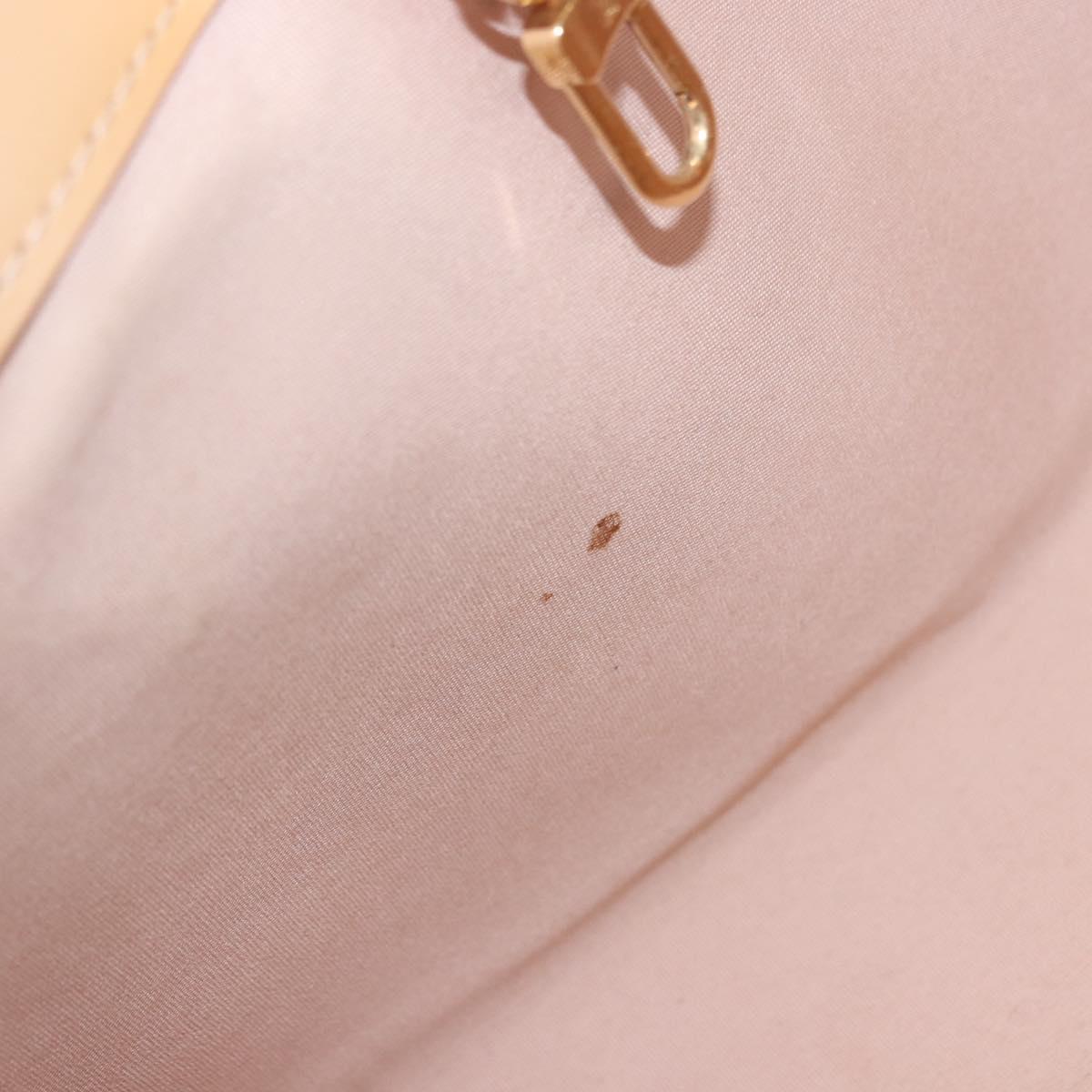 LOUIS VUITTON Monogram Vernis Wilshire PM Rose Florentin M91642 Auth 199928