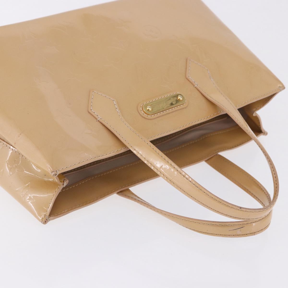 LOUIS VUITTON Monogram Vernis Wilshire PM Rose Florentin M91642 Auth 199928