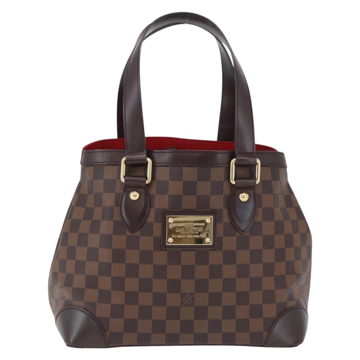 LOUIS VUITTON Damier Ebene Hampstead PM Tote Bag N51205 LV Auth 199931V