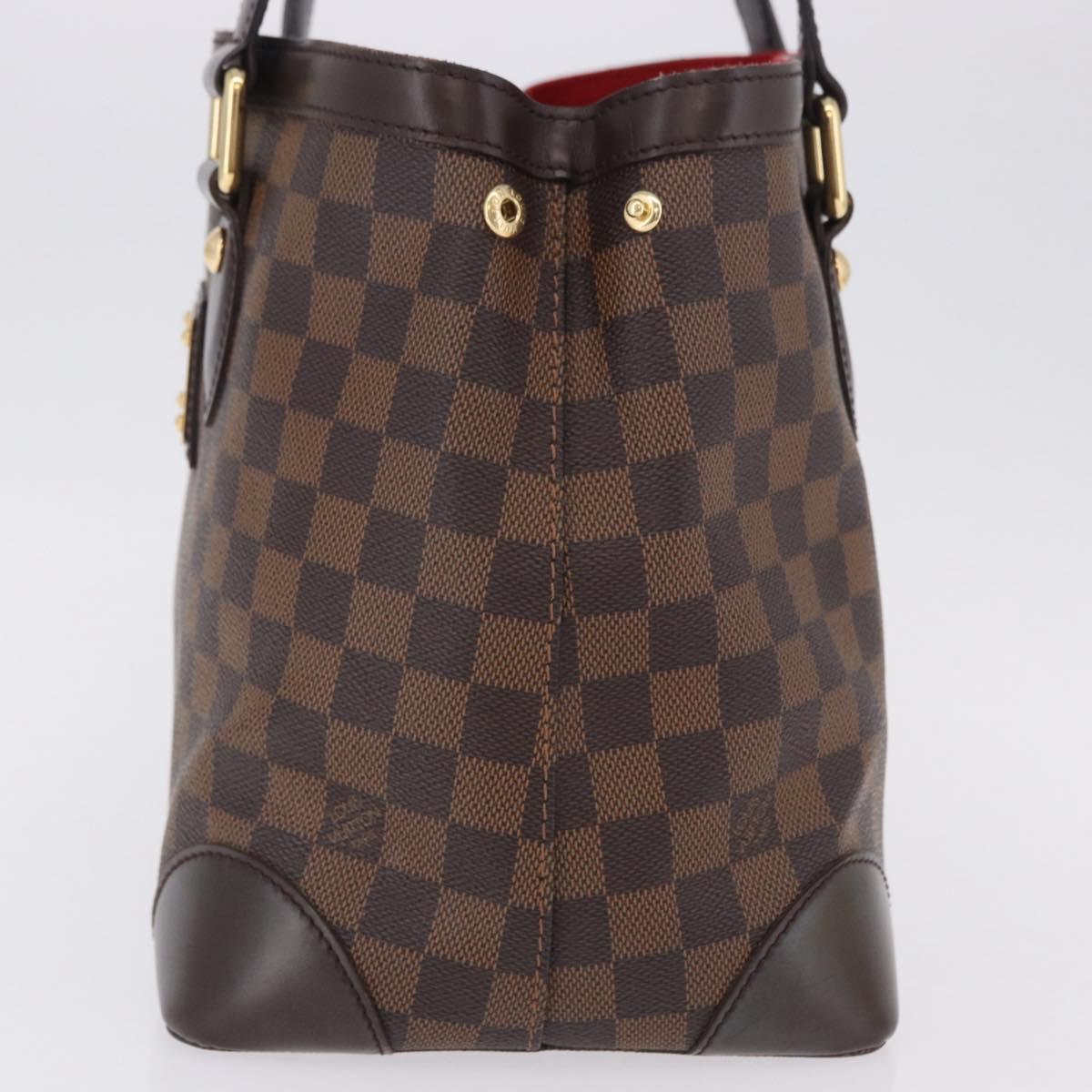 LOUIS VUITTON Damier Ebene Hampstead PM Tote Bag N51205 LV Auth 199931V