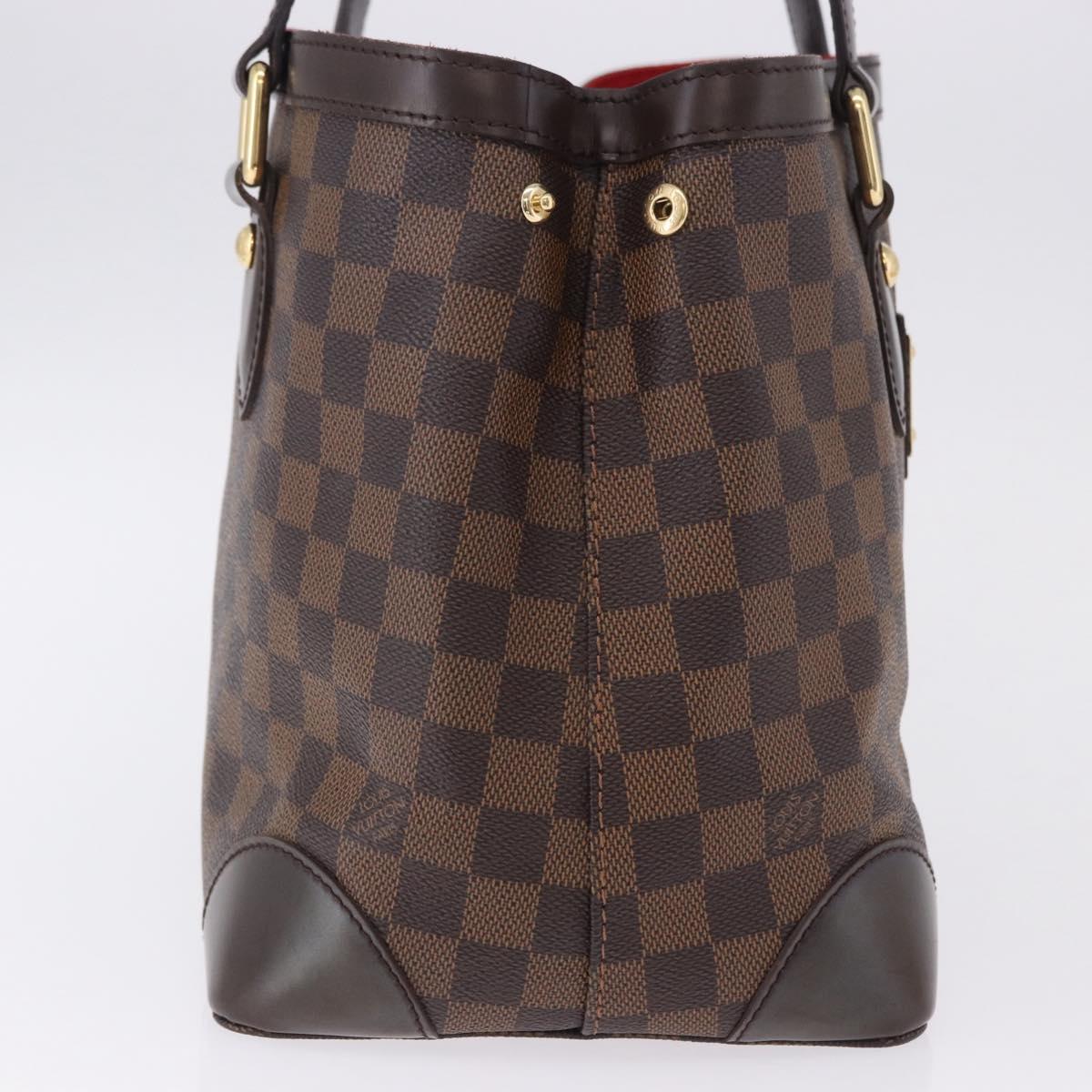 LOUIS VUITTON Damier Ebene Hampstead PM Tote Bag N51205 LV Auth 199931V