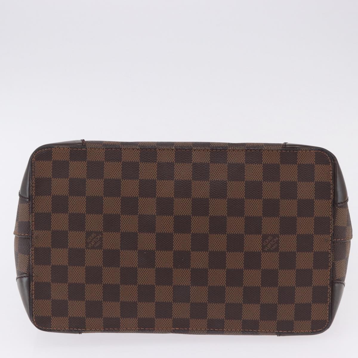 LOUIS VUITTON Damier Ebene Hampstead PM Tote Bag N51205 LV Auth 199931V