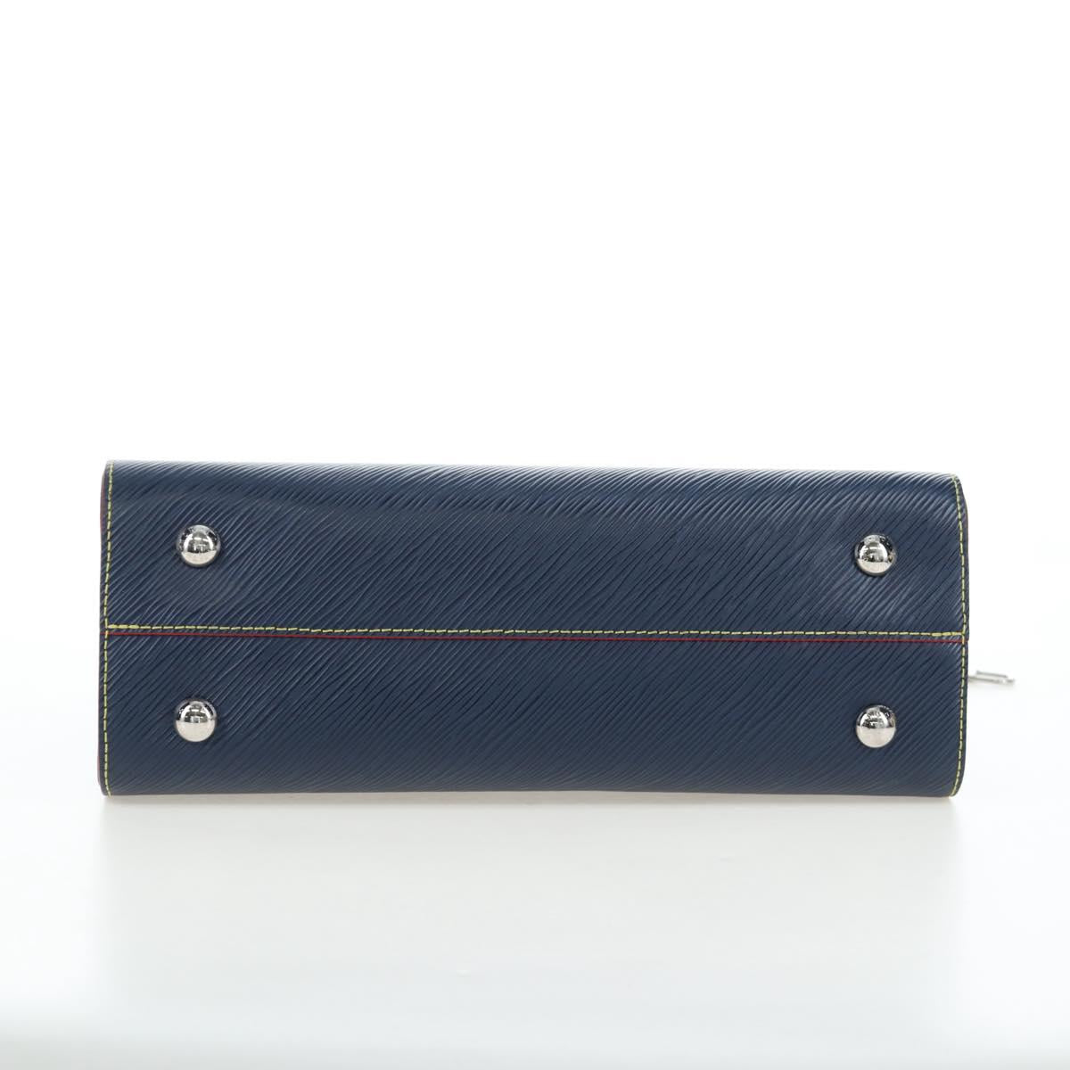 LOUIS VUITTON Epi Twist Tote Bag Blue M54980 LV Auth 199938M