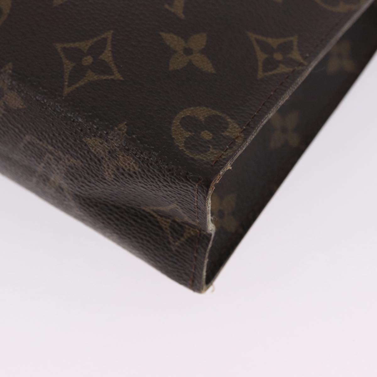 LOUIS VUITTON Monogram Poche Toilette 26 Pouch M47542 LV Auth 199945