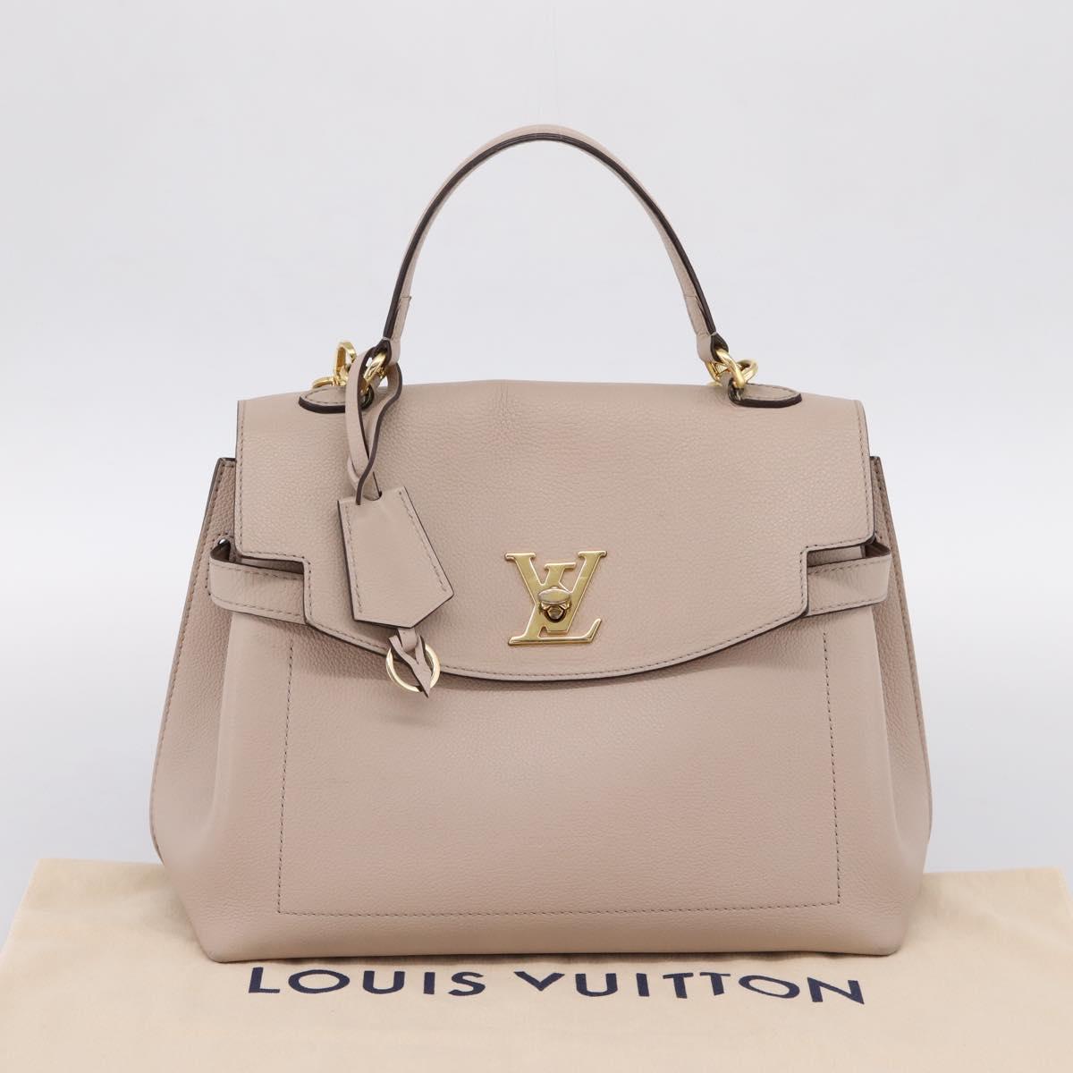 LOUIS VUITTON Rock Me Ever MINI Hand Bag Leather Pink M21052 LV Auth 199966V