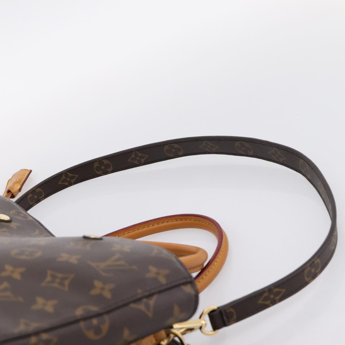 LOUIS VUITTON Monogram Montaigne GM Hand Bag 2way M41067 LV Auth 199969V