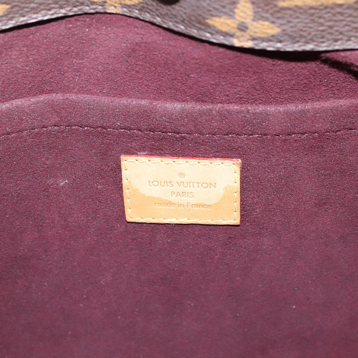 LOUIS VUITTON Monogram Montaigne GM Hand Bag 2way M41067 LV Auth 199969V