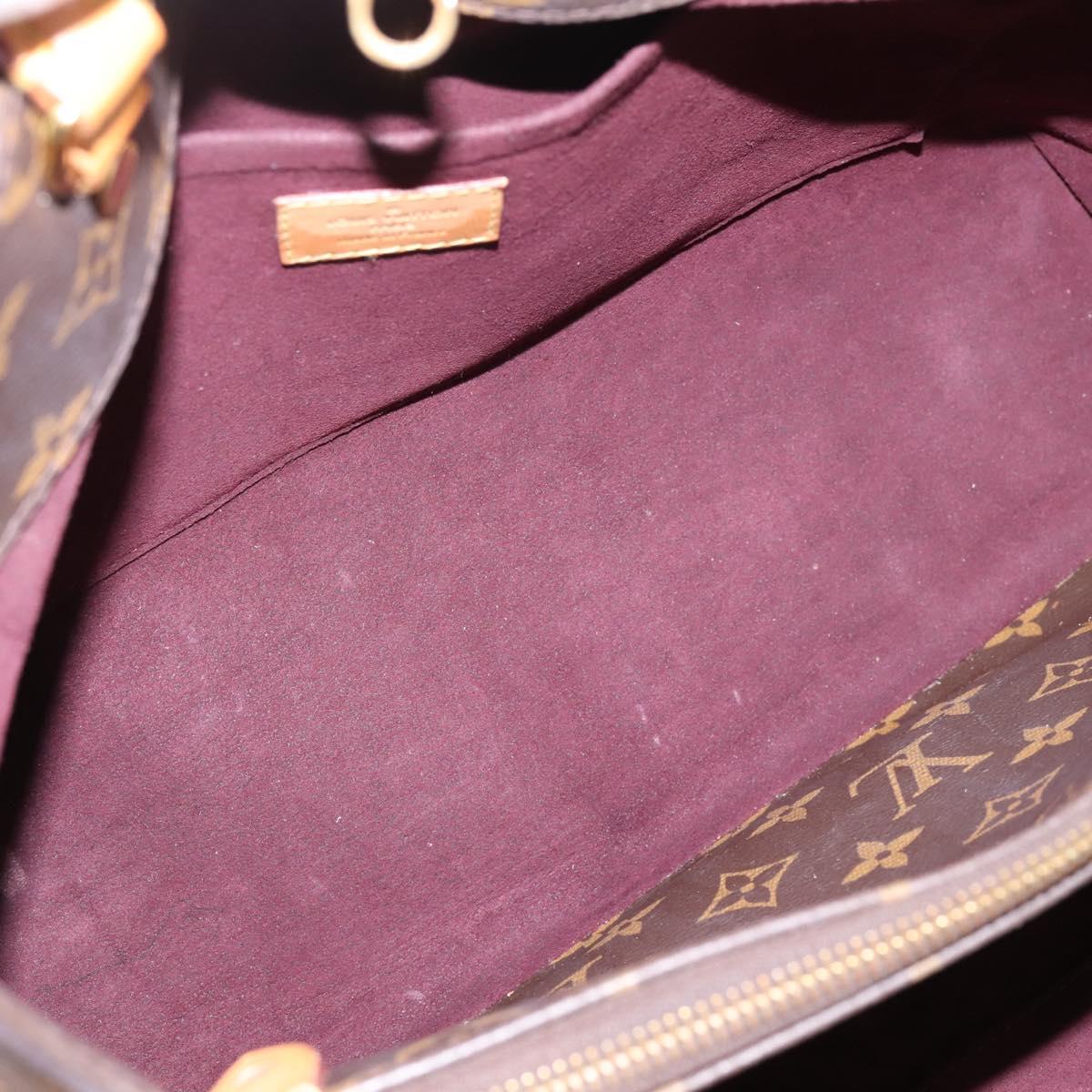 LOUIS VUITTON Monogram Montaigne GM Hand Bag 2way M41067 LV Auth 199969V