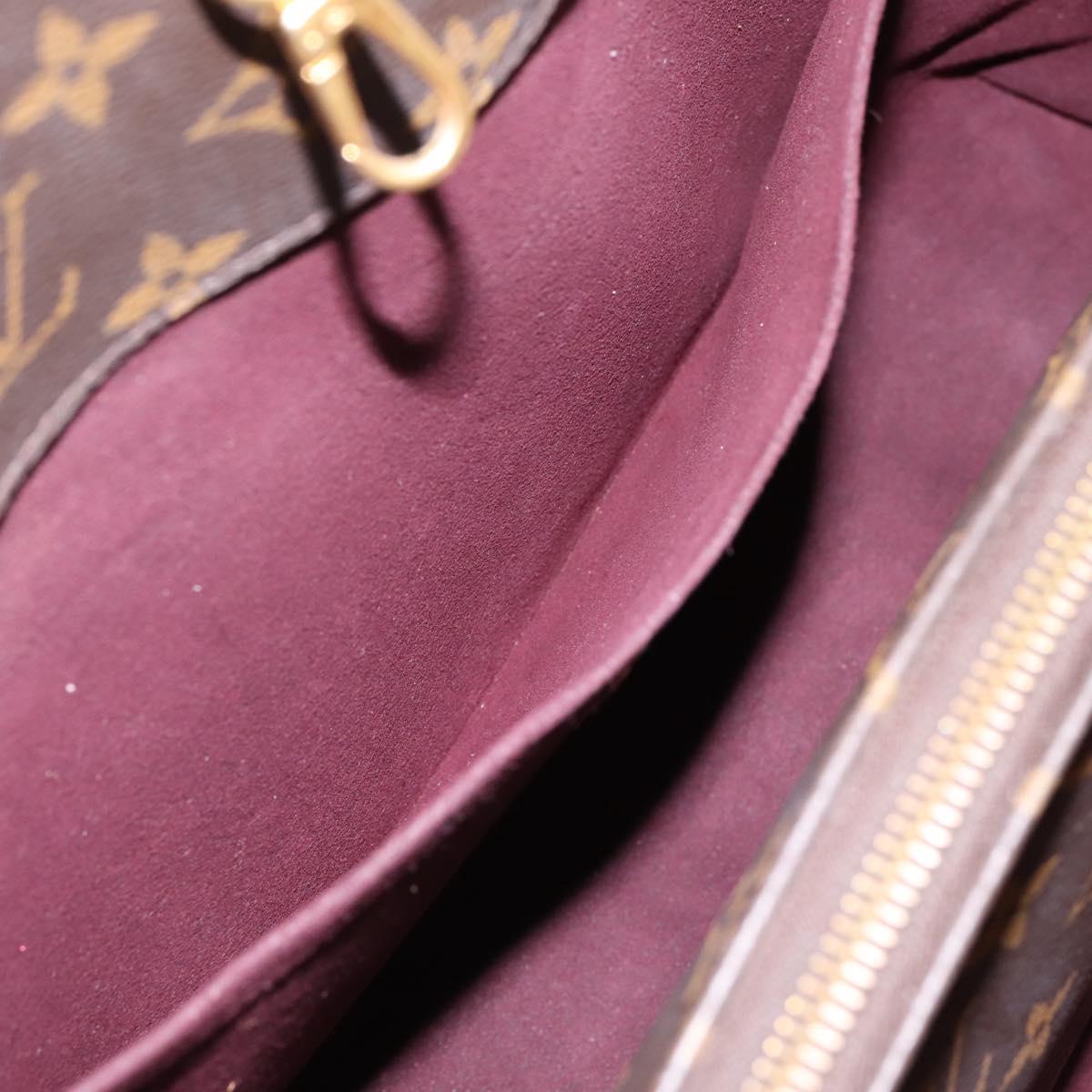 LOUIS VUITTON Monogram Montaigne GM Hand Bag 2way M41067 LV Auth 199969V
