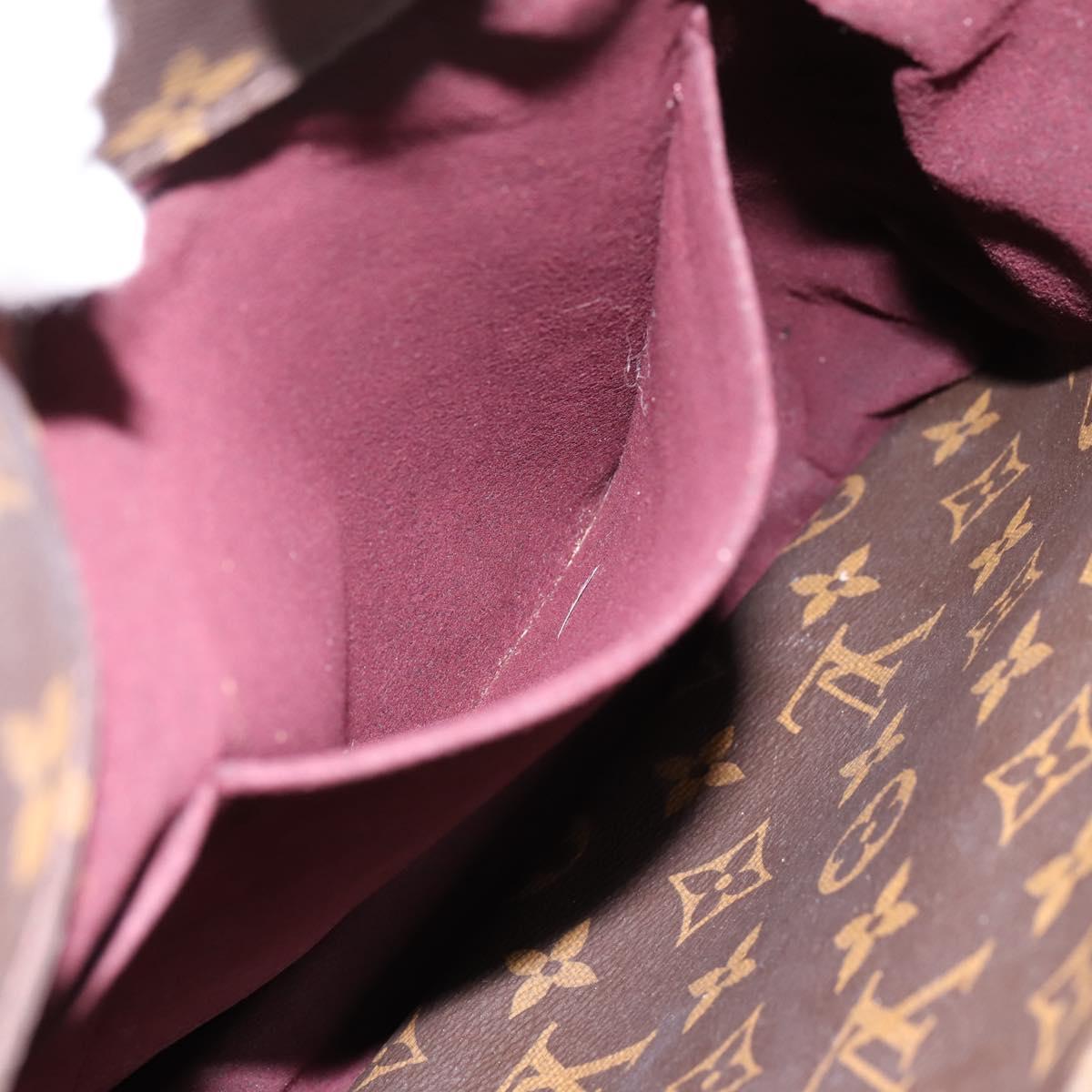 LOUIS VUITTON Monogram Montaigne GM Hand Bag 2way M41067 LV Auth 199969V