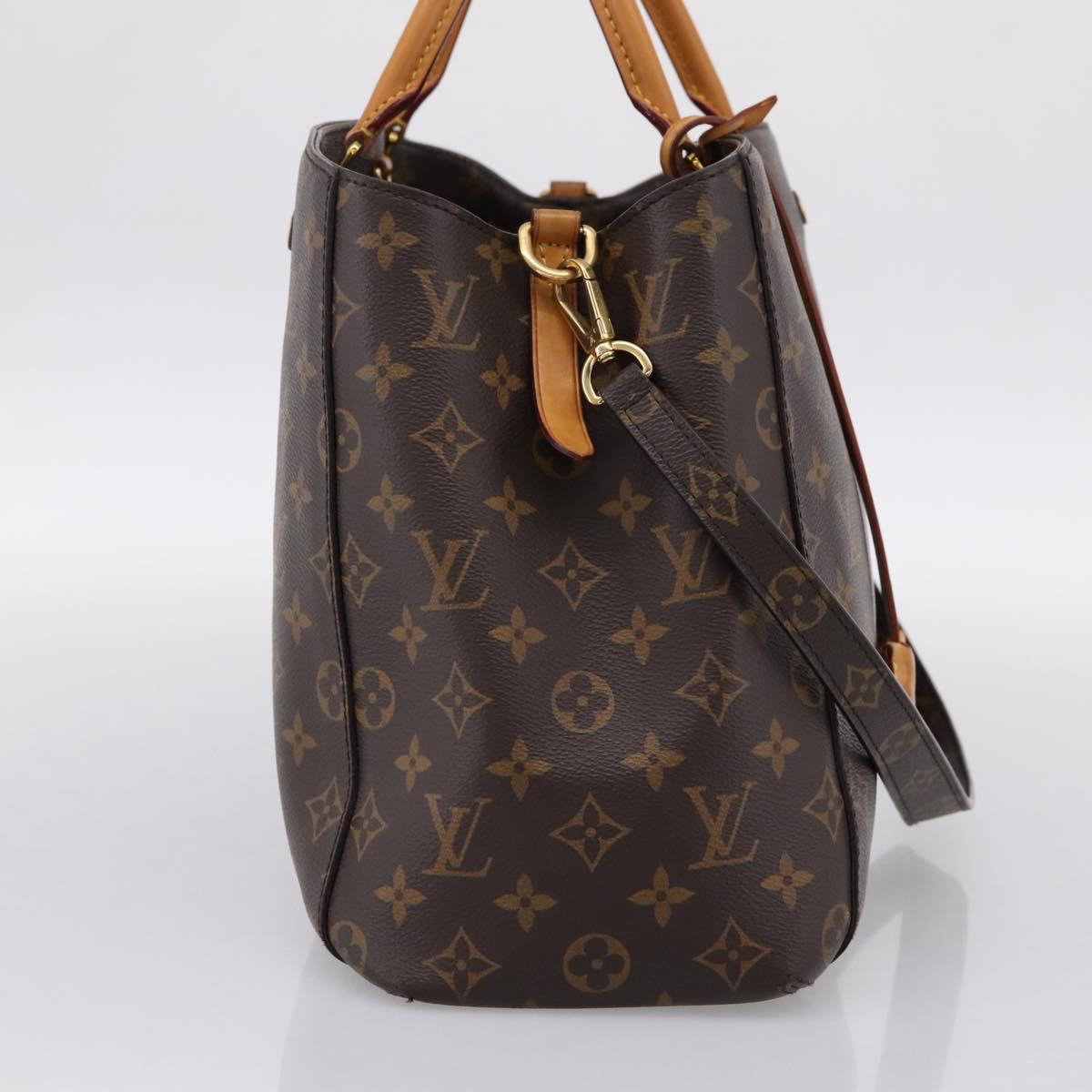 LOUIS VUITTON Monogram Montaigne GM Hand Bag 2way M41067 LV Auth 199969V