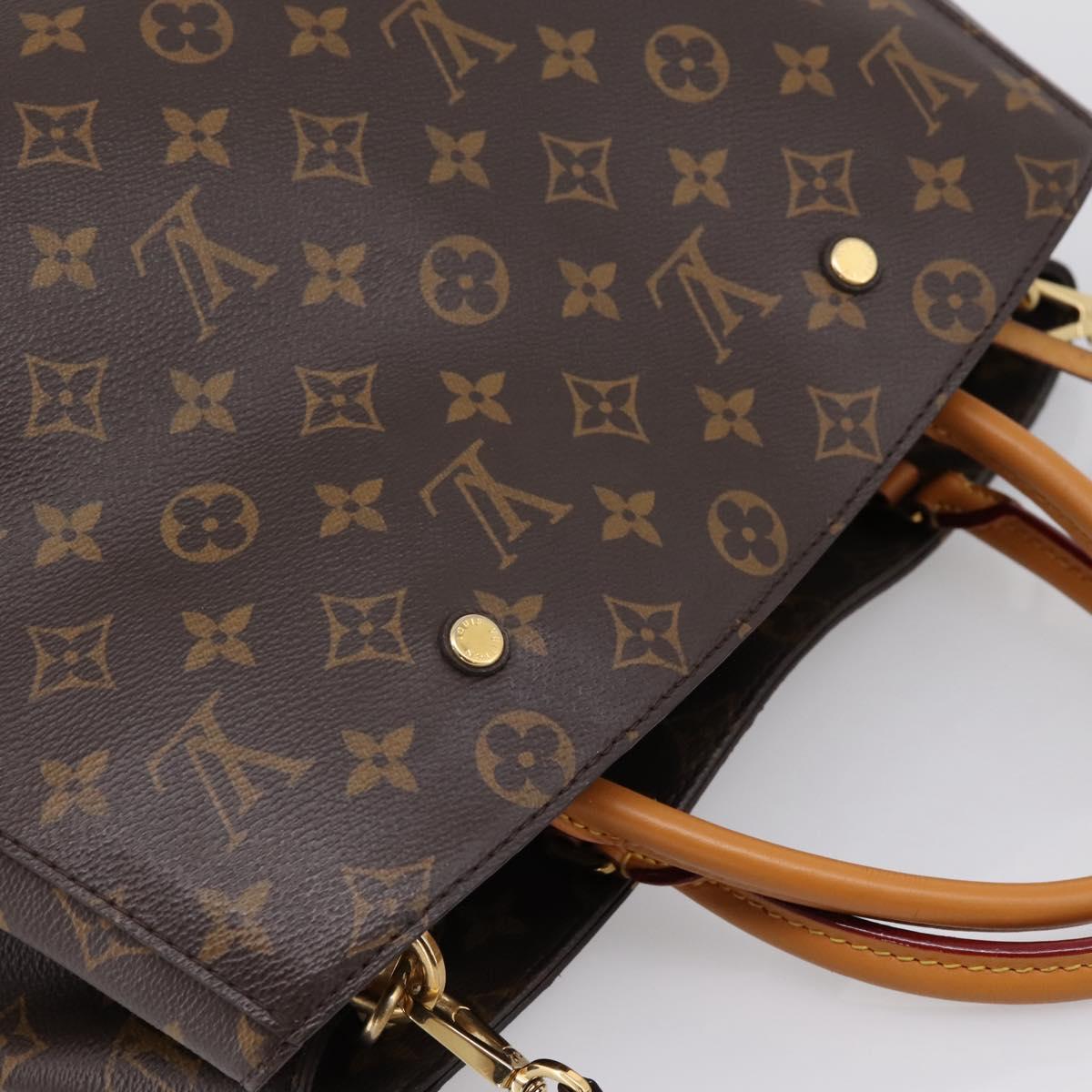 LOUIS VUITTON Monogram Montaigne GM Hand Bag 2way M41067 LV Auth 199969V