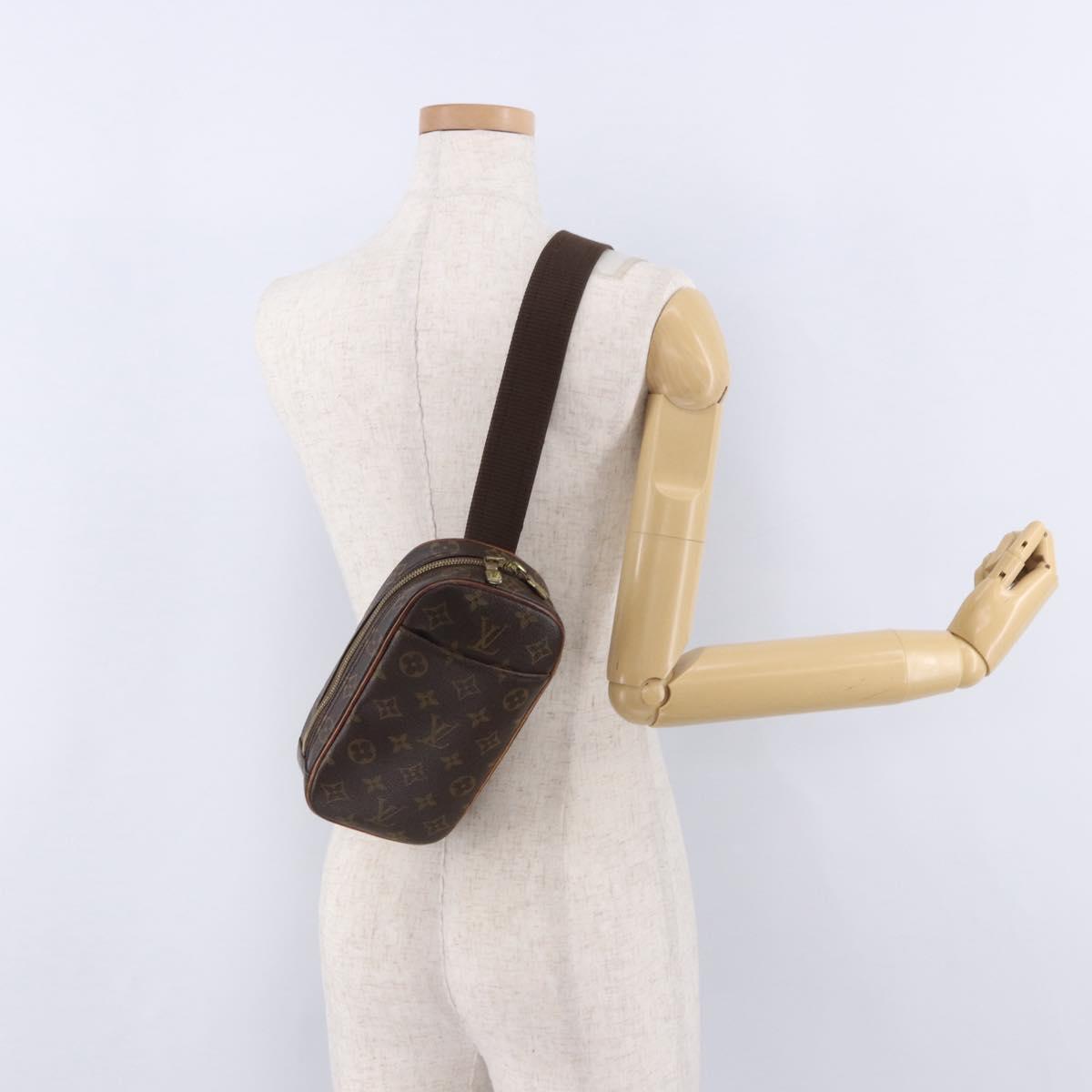 LOUIS VUITTON Monogram Pochette Gange Shoulder Bag M51870 LV Auth 199970