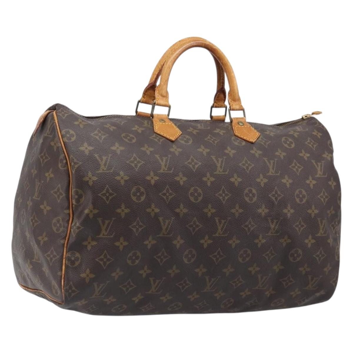LOUIS VUITTON Monogram Speedy 40 Hand Bag M41522 LV Auth 199973