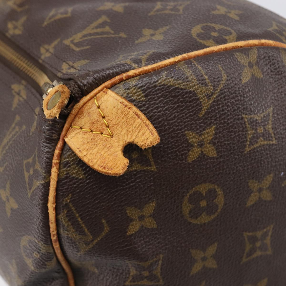 LOUIS VUITTON Monogram Speedy 40 Hand Bag M41522 LV Auth 199973