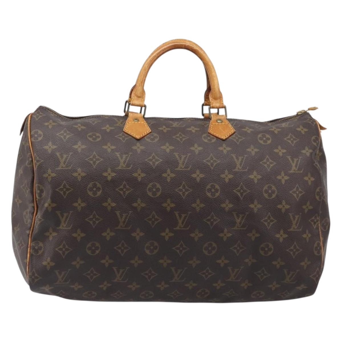 LOUIS VUITTON Monogram Speedy 40 Hand Bag M41522 LV Auth 199973