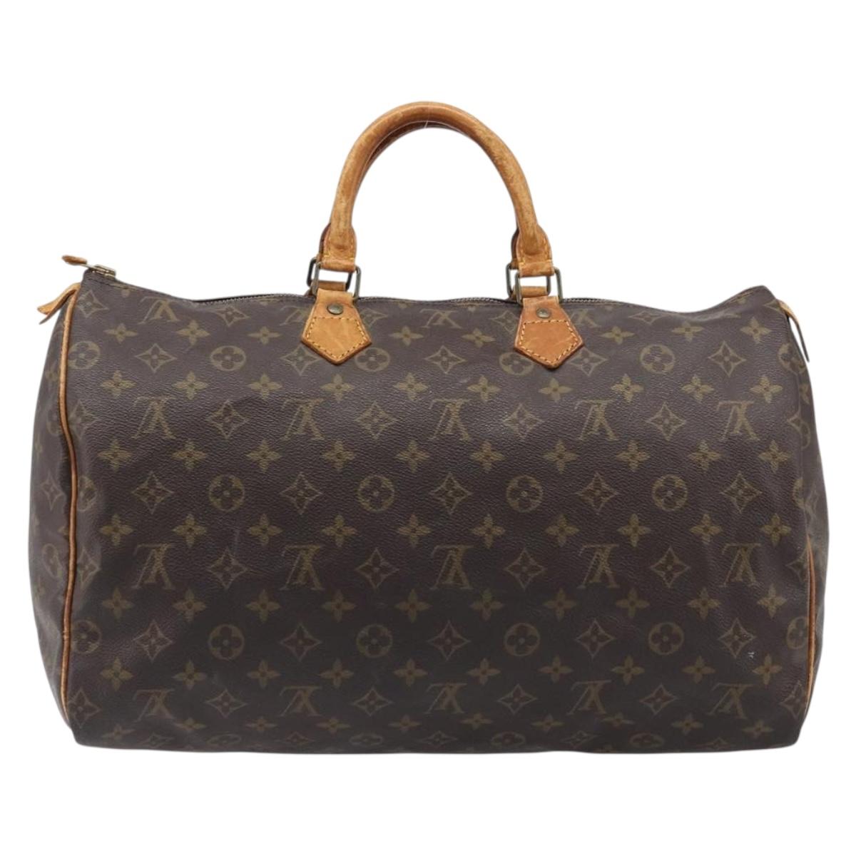 LOUIS VUITTON Monogram Speedy 40 Hand Bag M41522 LV Auth 199973