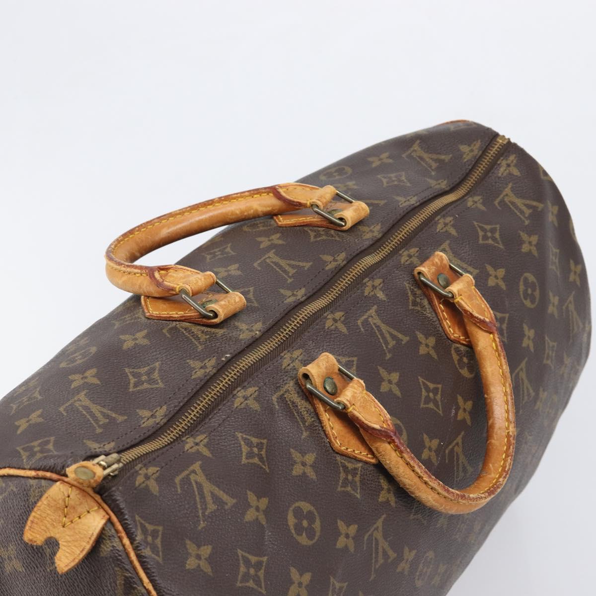 LOUIS VUITTON Monogram Speedy 40 Hand Bag M41522 LV Auth 199973