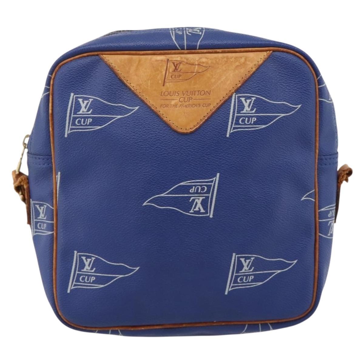 LOUIS VUITTON LV Cup Sac San Diego Shoulder Bag Blue M80010 LV Auth 199980