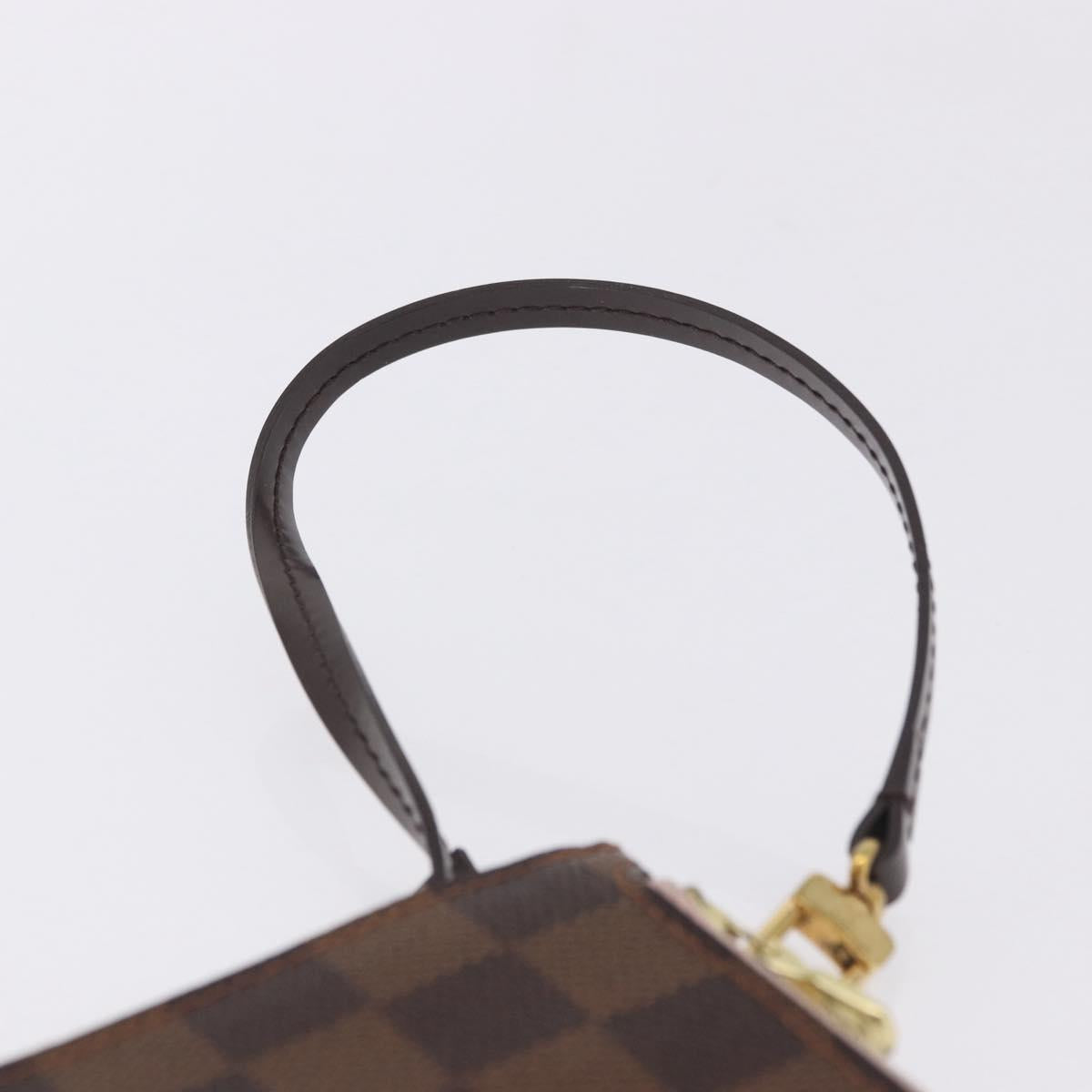 LOUIS VUITTON Damier Ebene Neverfull MM Pouch LV Auth 199983