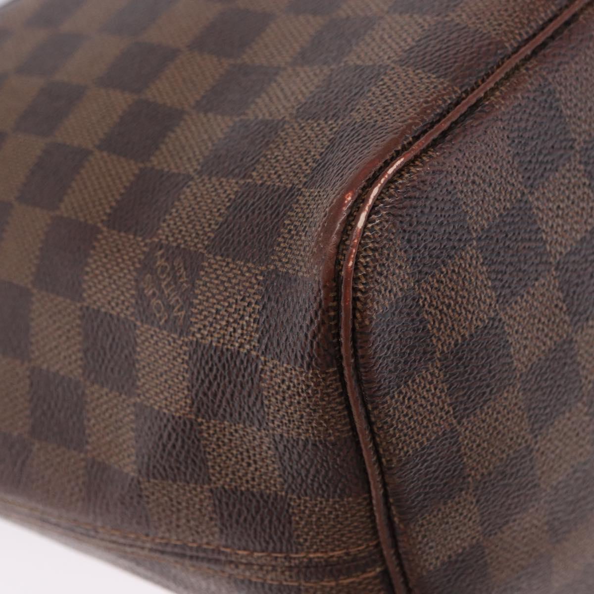 LOUIS VUITTON Damier Ebene Neverfull MM Tote Bag N51105 LV Auth 199984