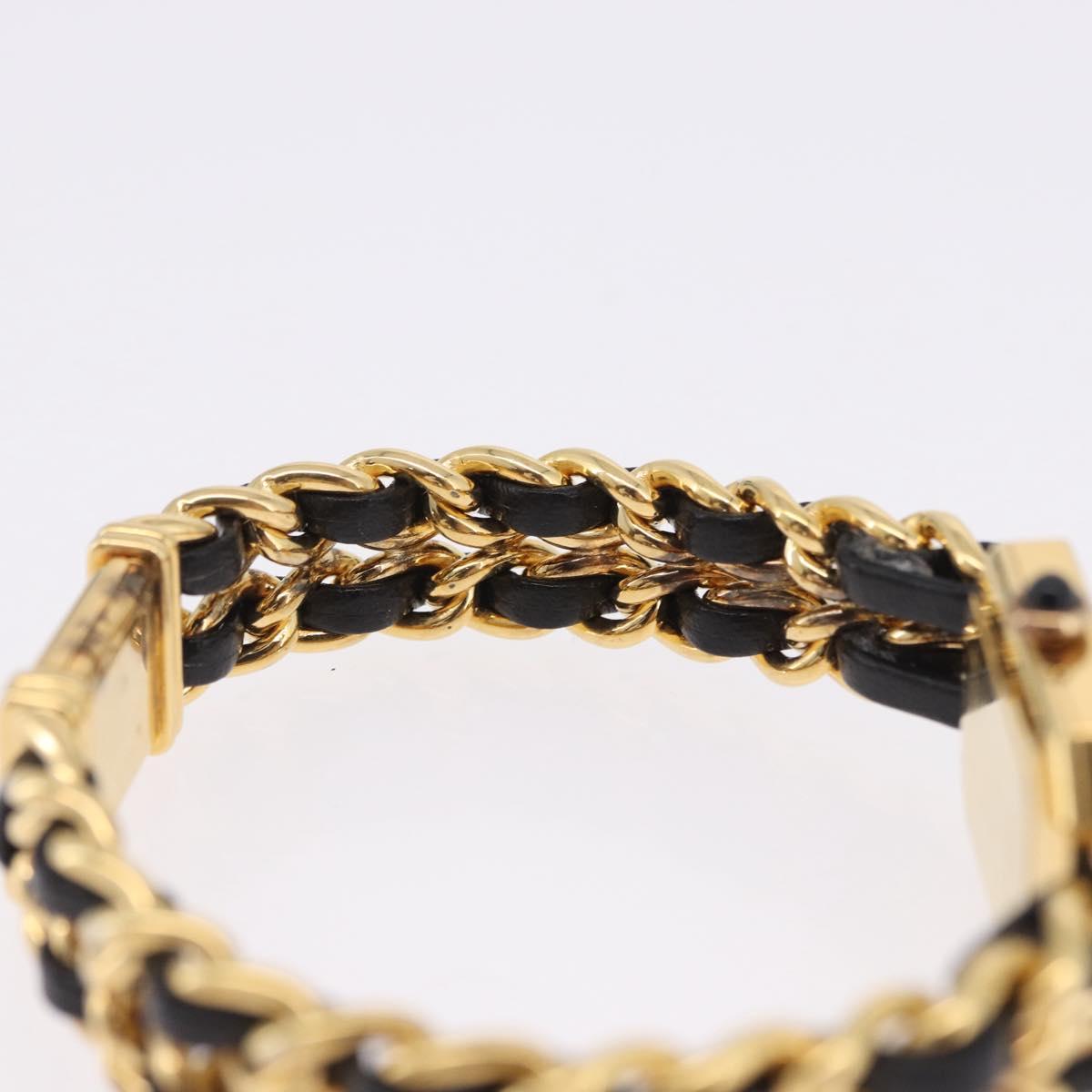 CHANEL Premiere L Watches metal Gold Tone CC Auth 199990SAM