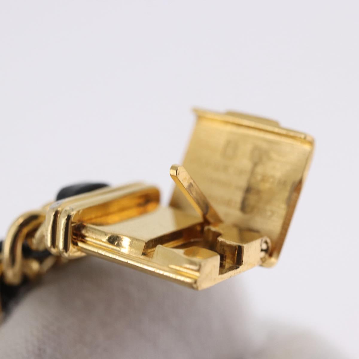 CHANEL Premiere L Watches metal Gold Tone CC Auth 199990SAM