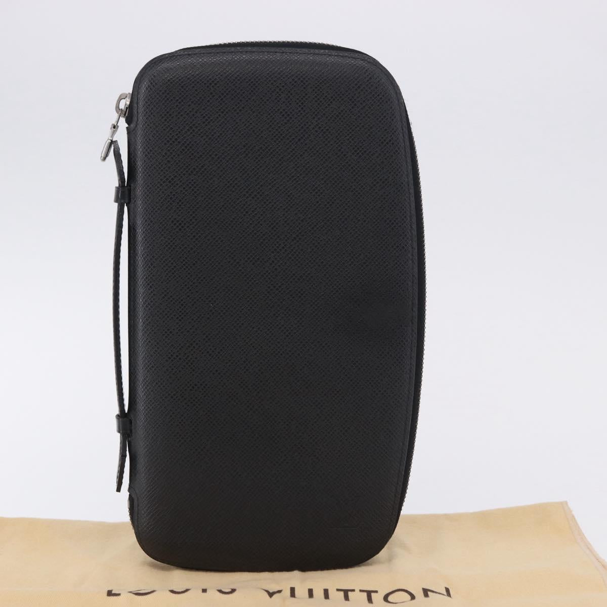LOUIS VUITTON Taiga Organizer Atoll Travel Case Ardoise M30652 LV Auth 199998A