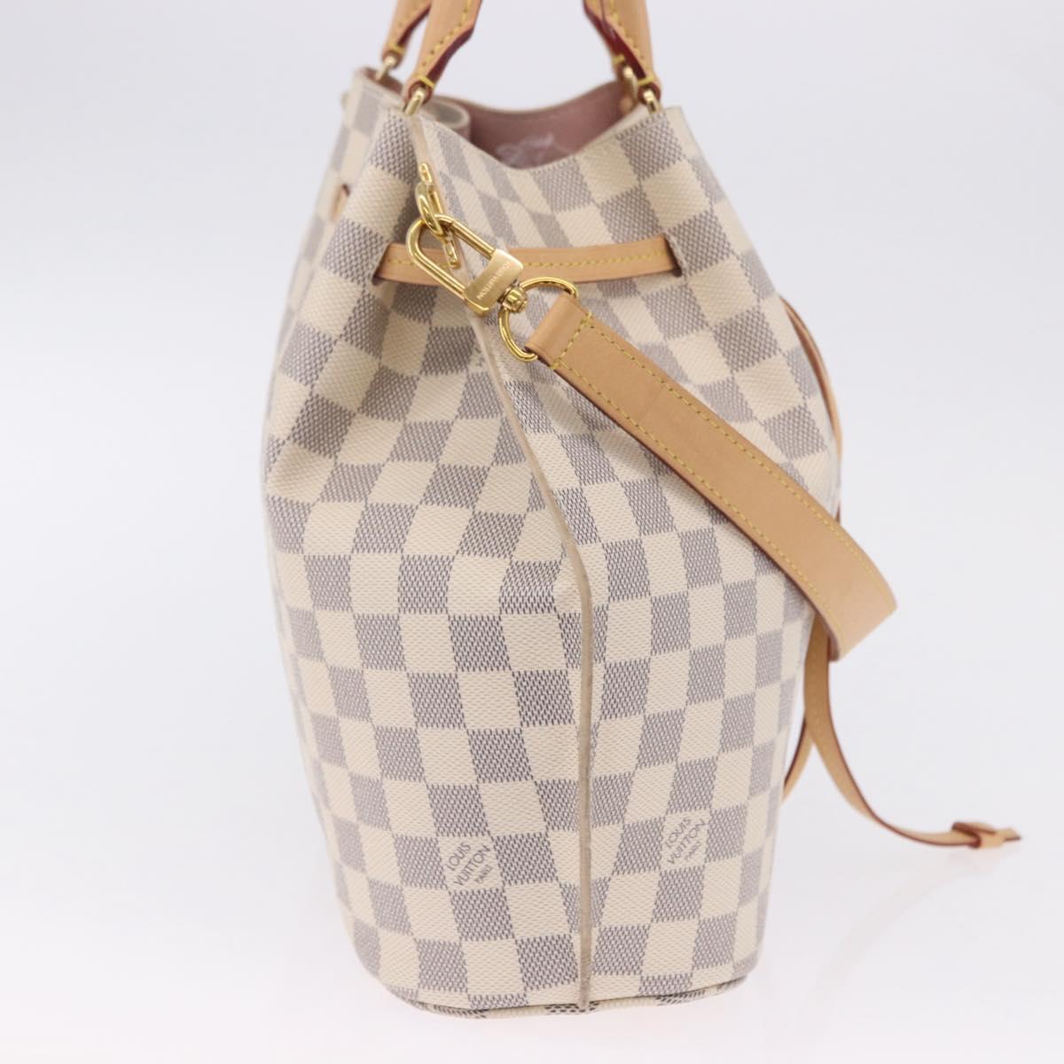 LOUIS VUITTON Damier Azur Giroratta Hand Bag N41579 LV Auth 199999SAM