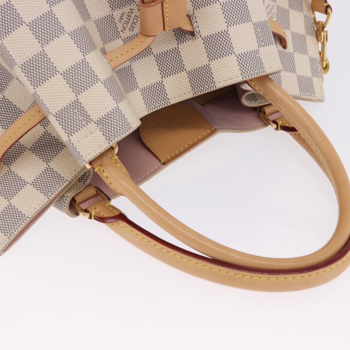 LOUIS VUITTON Damier Azur Giroratta Hand Bag N41579 LV Auth 199999SAM