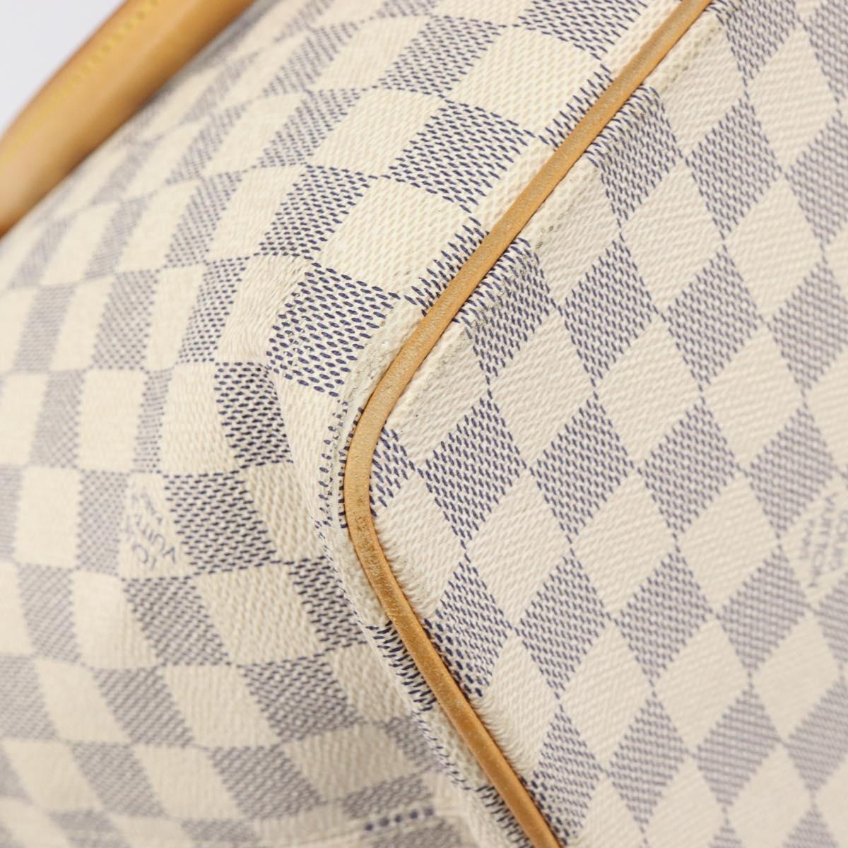 LOUIS VUITTON Damier Azur Saleya MM Tote Bag N51185 LV Auth 200000A