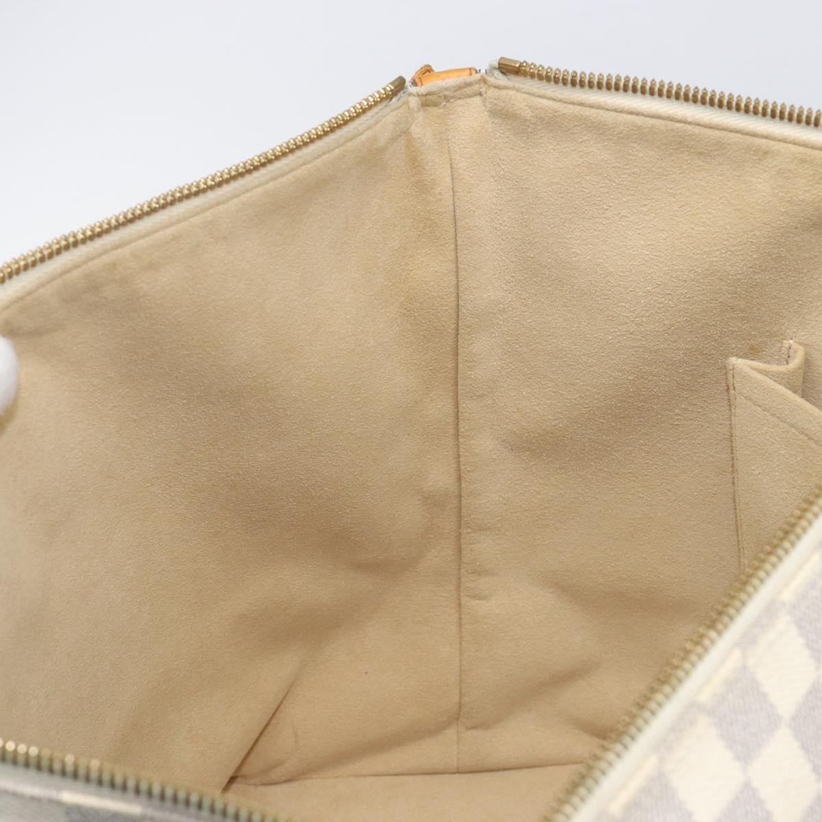 LOUIS VUITTON Damier Azur Saleya MM Tote Bag N51185 LV Auth 200000A