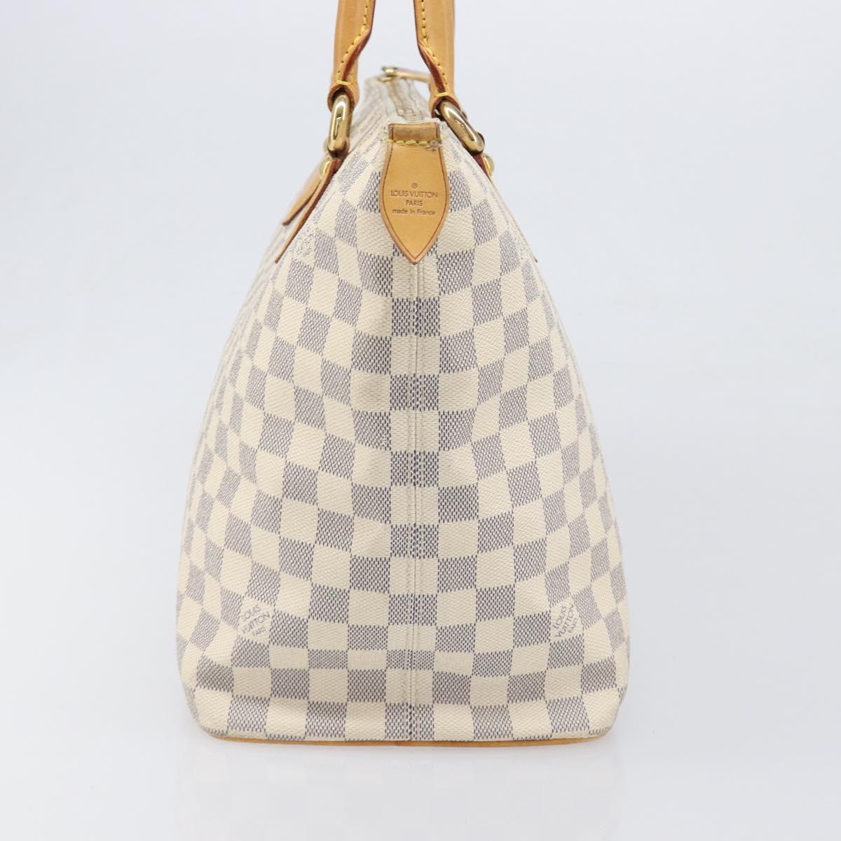 LOUIS VUITTON Damier Azur Saleya MM Tote Bag N51185 LV Auth 200000A