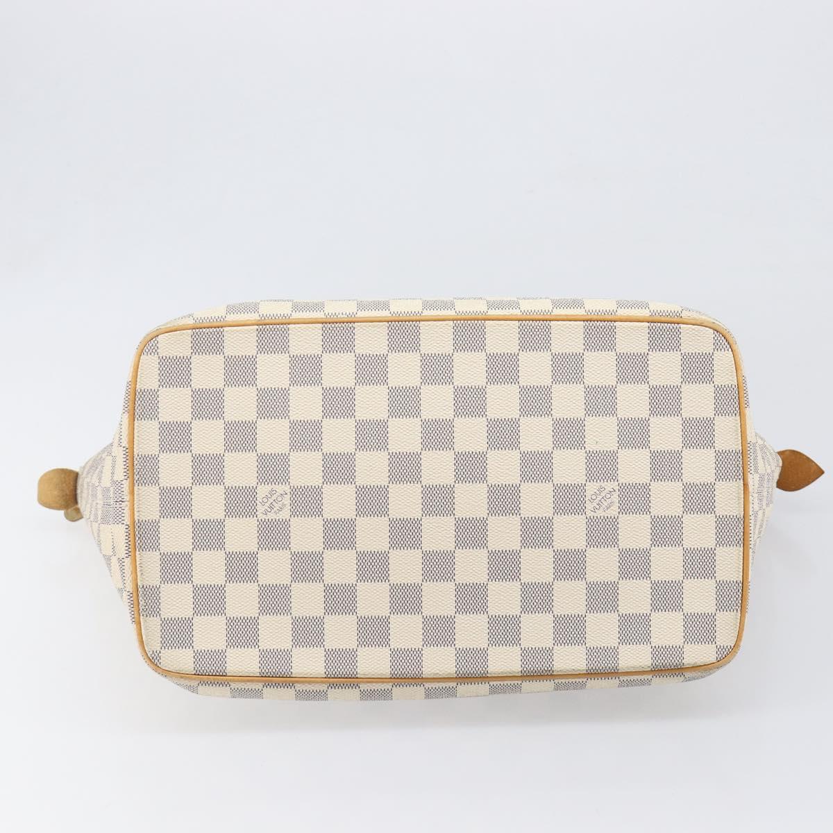 LOUIS VUITTON Damier Azur Saleya MM Tote Bag N51185 LV Auth 200000A