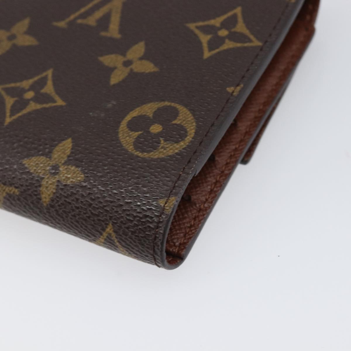 LOUIS VUITTON Monogram Portefeuille International Wallet M61217 LV Auth 200002A