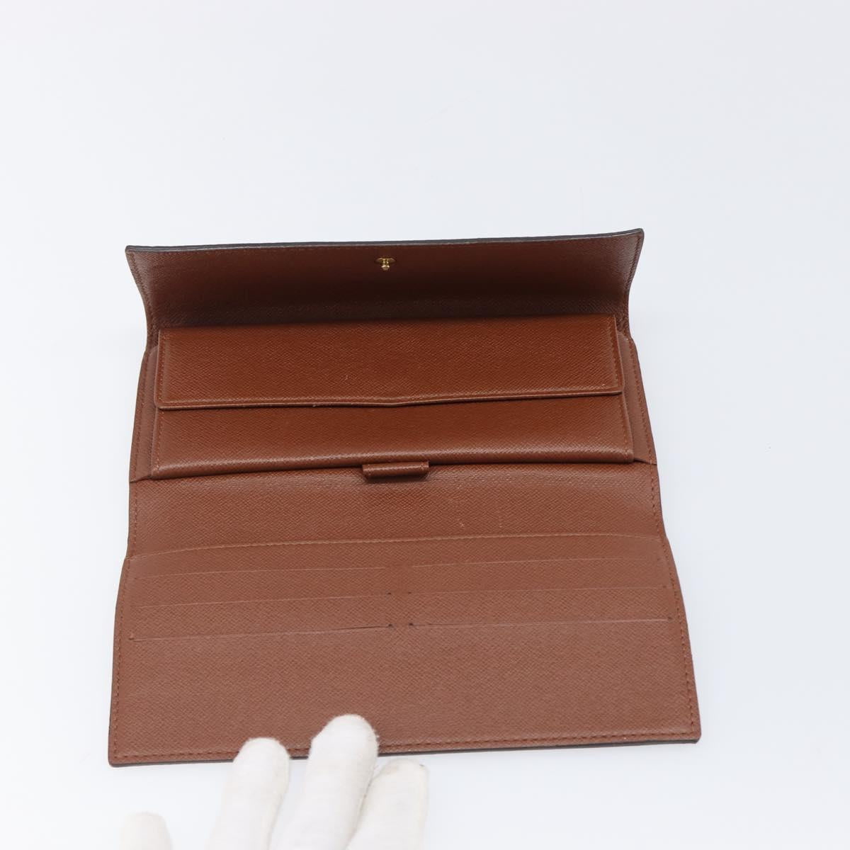 LOUIS VUITTON Monogram Portefeuille International Wallet M61217 LV Auth 200002A