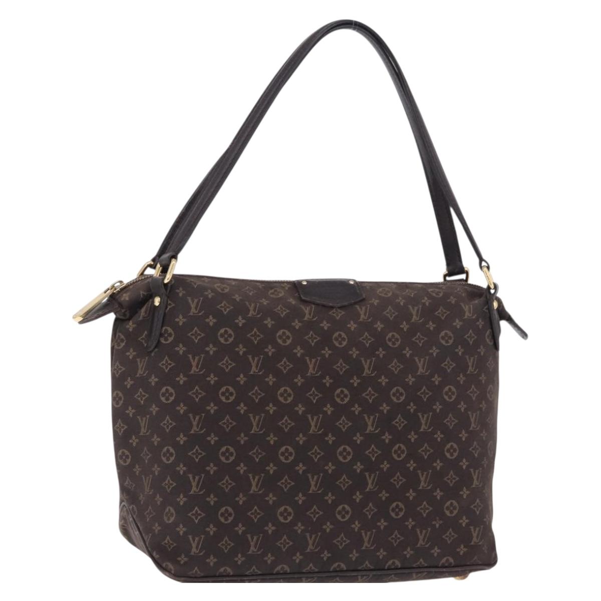 LOUIS VUITTON Monogram Idylle Ballad PM Bag Dark Brown M40573 LV Auth 200011A