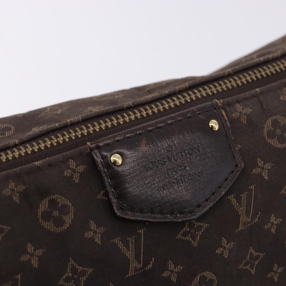 LOUIS VUITTON Monogram Idylle Ballad PM Bag Dark Brown M40573 LV Auth 200011A