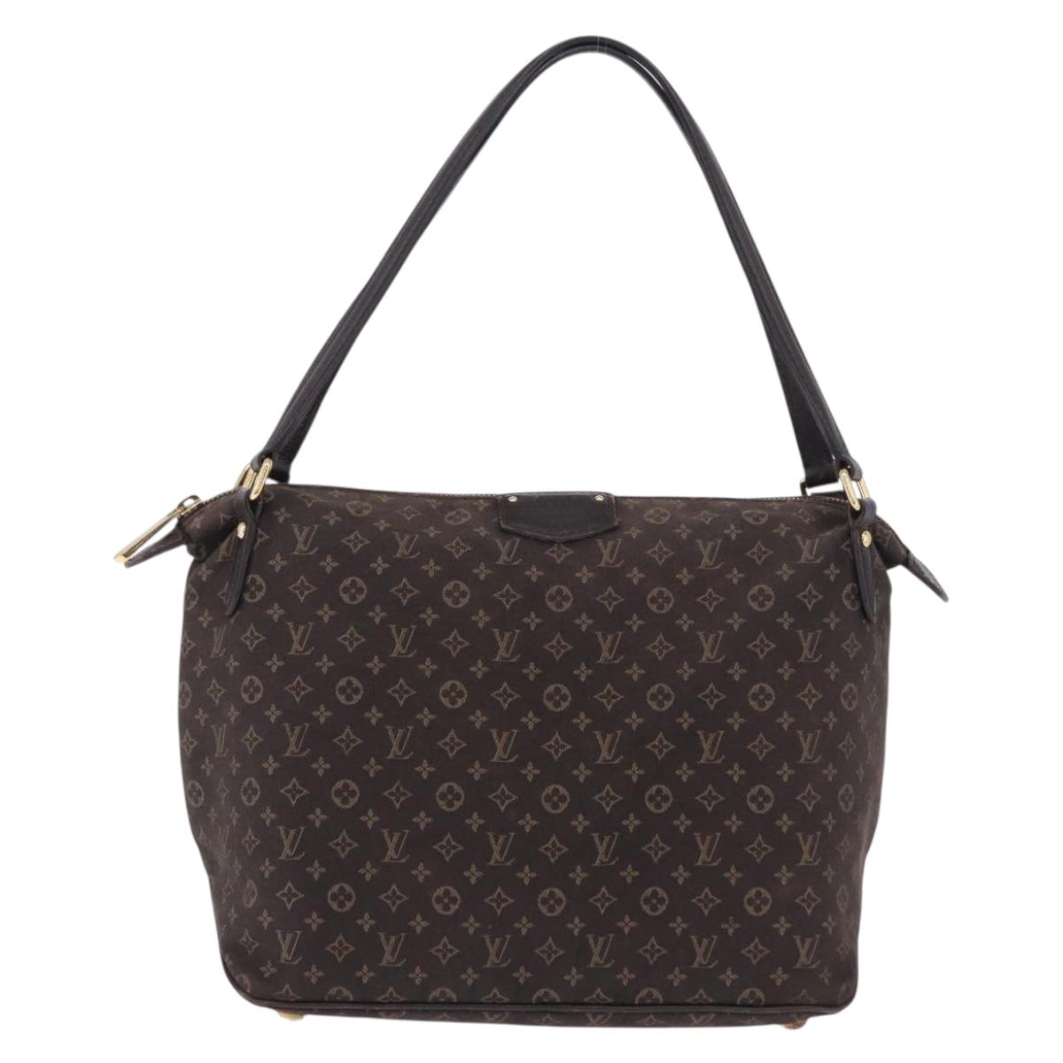 LOUIS VUITTON Monogram Idylle Ballad PM Bag Dark Brown M40573 LV Auth 200011A