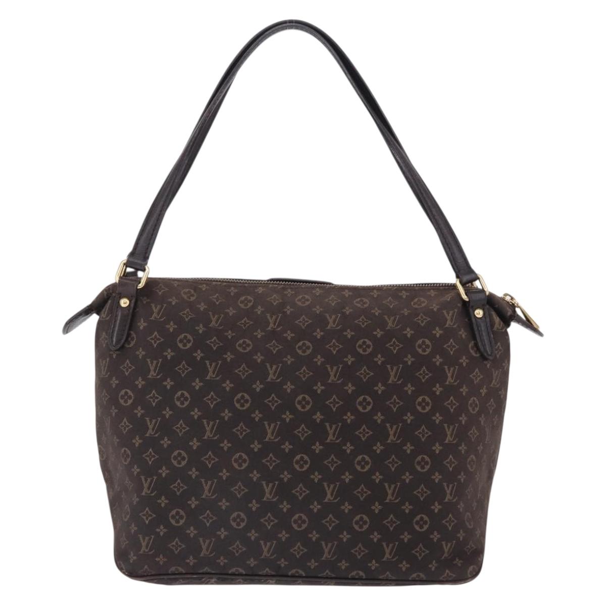 LOUIS VUITTON Monogram Idylle Ballad PM Bag Dark Brown M40573 LV Auth 200011A
