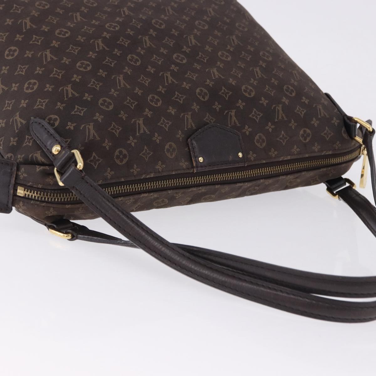 LOUIS VUITTON Monogram Idylle Ballad PM Bag Dark Brown M40573 LV Auth 200011A