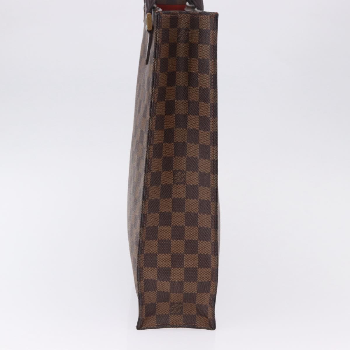 LOUIS VUITTON Damier Ebene Sac Plat Hand Bag N51140 LV Auth 200023A