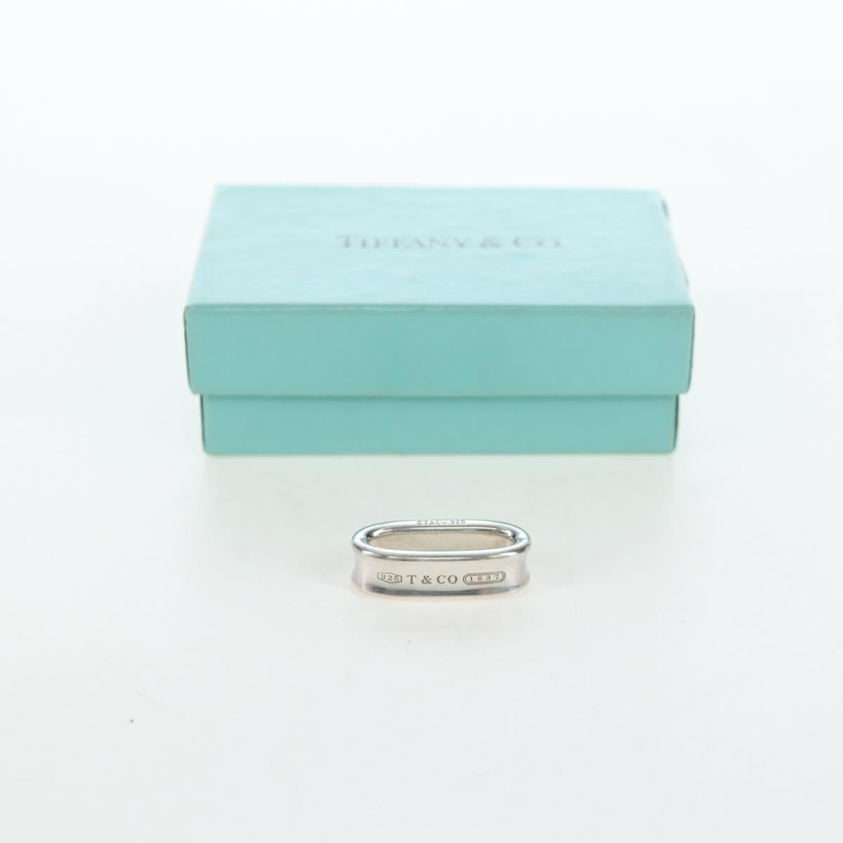 TIFFANY&Co. Scarf Ring1837 Ag925 Silver Auth 200034V